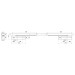 ASSA ABLOY G-CO-S Gleitschiene Silber EV1 2