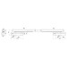 ASSA ABLOY G-CO-CS Gleitschiene Silber EV1 3
