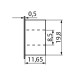 ASSA ABLOY Stahl-Einbauset Weiß 2
