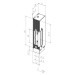 142U eff eff elektrischer FH-Türöffner ohne Schließblech 12/24 V AC/DC eE Links 2