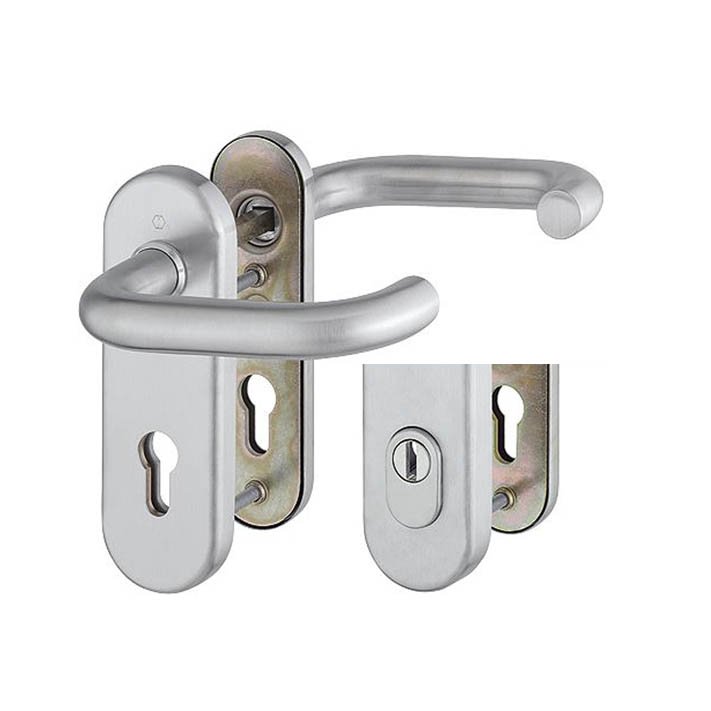 Paris HOPPE Schutz-Türdrücker-Kurzschild-Garnitur,...