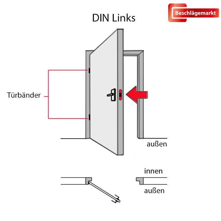 BMH Nr. 1013 Panikschloss Funktion E Dornmaß 55 mm Notfall-Sicherheitsschloss