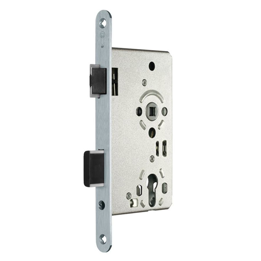 FH 19 Feuerschutz-Einsteckschloss Klasse 3 PZW72-65-9-24rd. Niro...