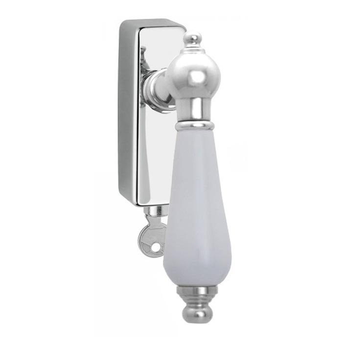 Oscar Fenstergriff R039 Ghidini M4 glanzchrom Handhabe weiß...