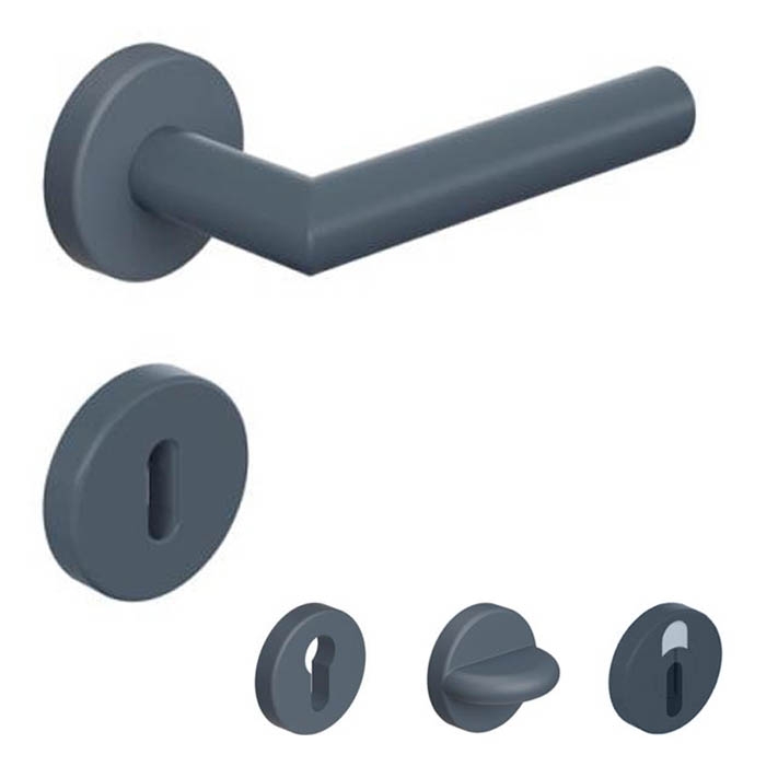 Hewi 162 Türdrücker Rosettengarnitur Anthrazit Edition matt