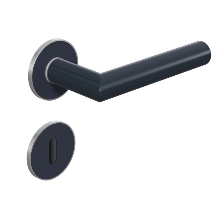 HEWI Bicolor Türdrücker 162 Anthrazitgrau glänzend 92