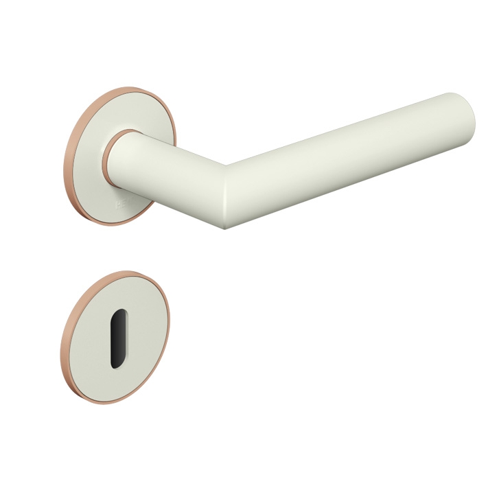 HEWI Bicolor Türdrücker 162 Edition matt Reinweiß 99