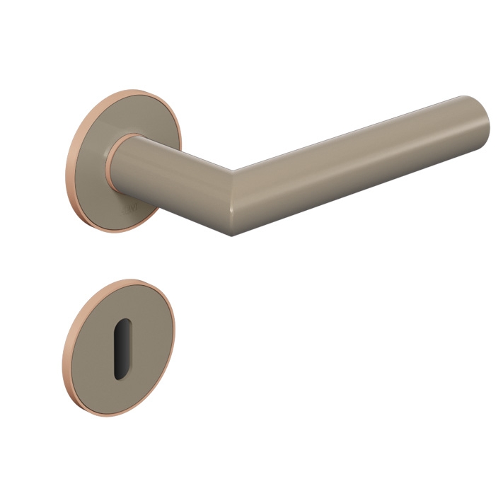 HEWI Bicolor Türdrücker 162 Sand 86
