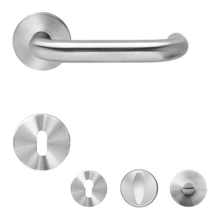 Karcher SlimStyle E200 Türdrücker-Rosetten-Garnitur Edelstahl matt