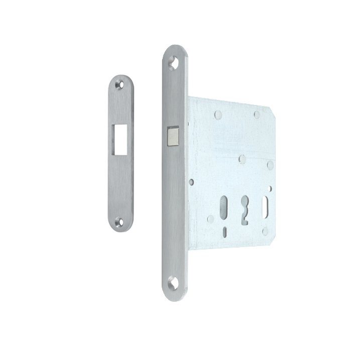 ST71 Pegau Zirkelriegel Schiebetürschloss inklusive Schließblech...