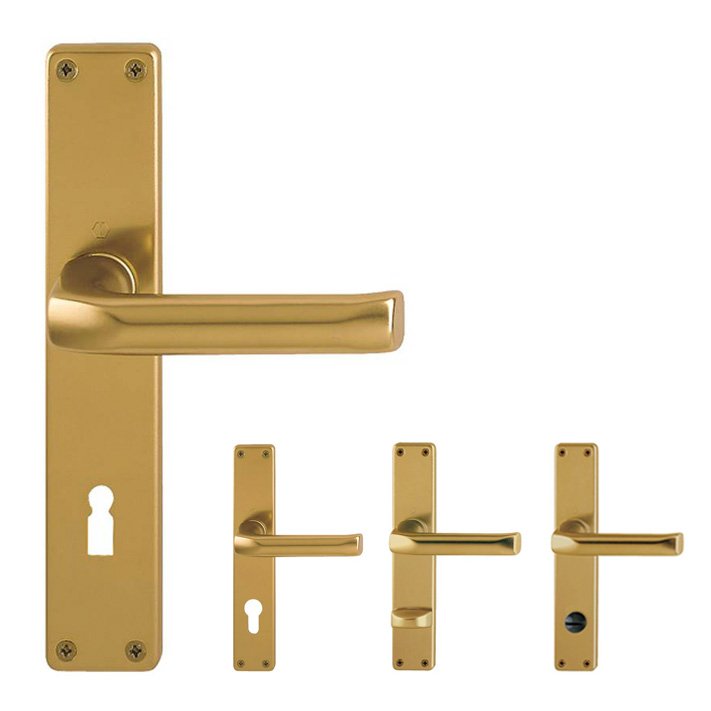 London Hoppe Langschild Alu Bronze